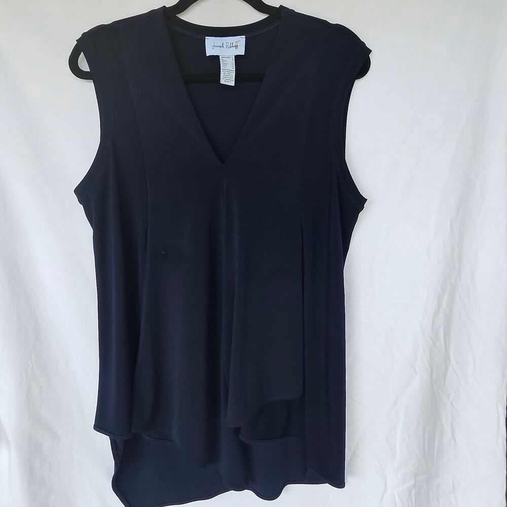 Joseph Ribkoff Sleeveless Tunic Top Size 14 NWT